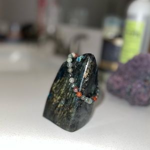 6mm Beaded Bloodstone bracelet